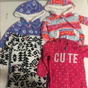 Babu girl fleece sleepers